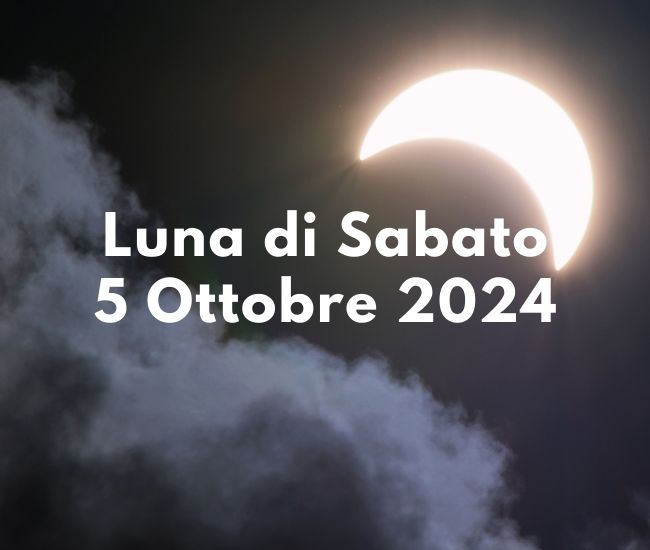 Fase Lunare di Sabato 5 Ottobre 2024